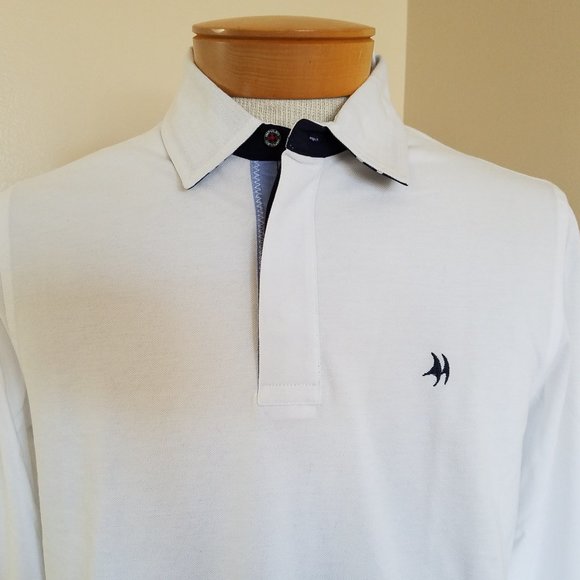 New Men's Impulso Italian While Shirt Long Sleeves 100% Cotton - Picture 2 of 14